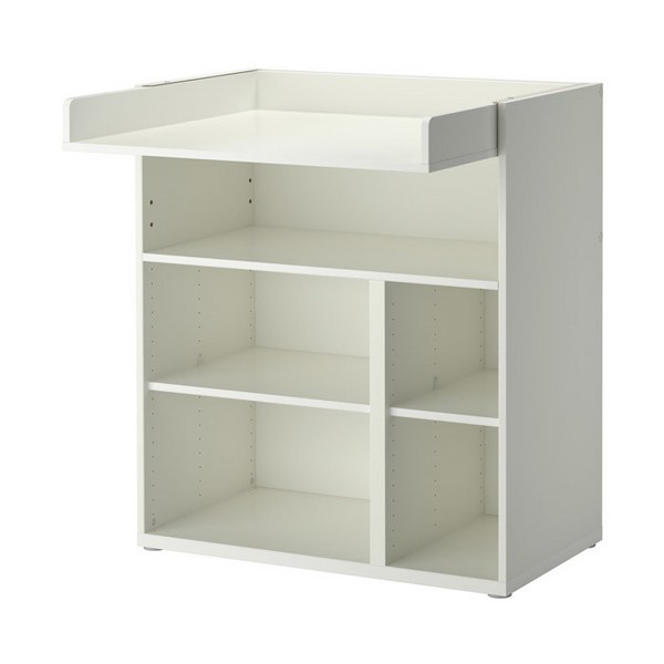 이케아 STUVA 기저귀교환대/수납장, 화이트_003.499.48