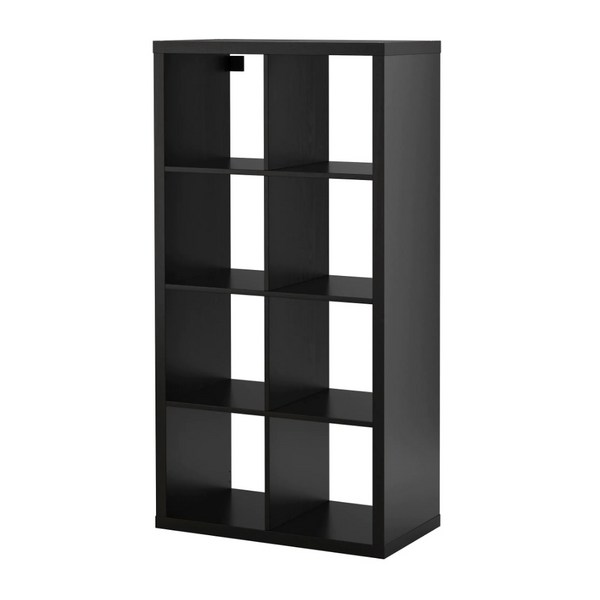 이케아 KALLAX 칼락스 4단 책장, 2.블랙브라운 703.518.91