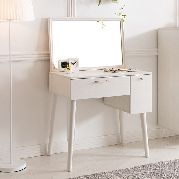 리바트 데이지 화이트거울 화장대, 단일옵션