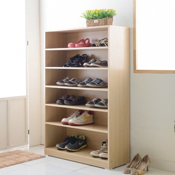 [룩홈] 심플 신발장 오픈 800X1200형, 메이플