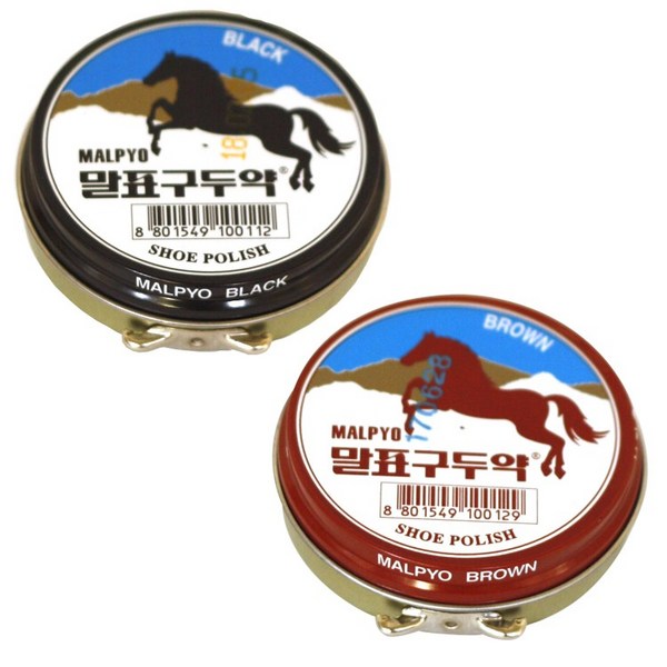  말표 가정용 구두약 40g 흑색( 검정 ) 1개 