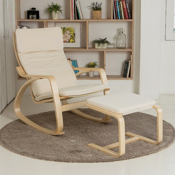  일루일루 실론 흔들의자 + 스툴 세트 5색상 안락의자, NATURAL (네추럴) 