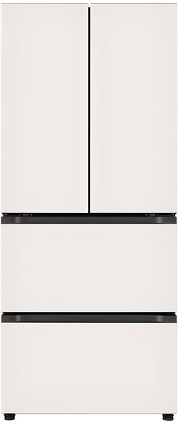 [색상선택형] LG전자 오브제 402L 스탠드형 김치냉장고 메탈 4도어 디오스 방문설치, 오브제컬렉션베이지, Z403MEEF53