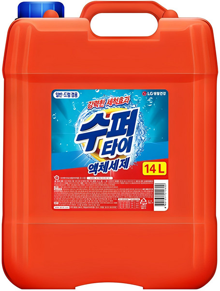 수퍼타이 뉴 액상세제 본품, 14L, 1개