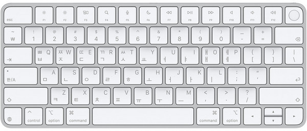 Apple 2024 Touch ID Magic Keyboard, 화이트, 한국어