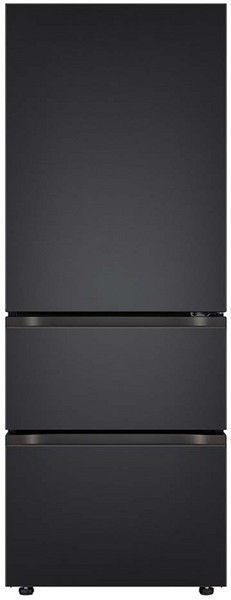 [10% 환급가전] [색상선택형] LG전자 오브제컬렉션 327L 3도어 스탠드형 김치냉장고 디오스 톡톡 방문설치, 맨해튼미드나잇, Z330MMMF11