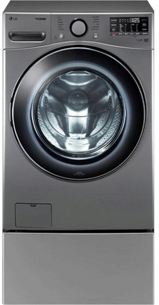 [10% 환급가전] LG전자 트롬 세탁기 + 오브제컬렉션 미니워시 F24VDSPX 24kg + 4kg 세트 방문설치, 스테인리스 실버