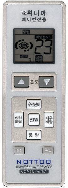 NOTTOO 위니아 에어컨 전용 리모컨 COMBO-WINIA, 1개
