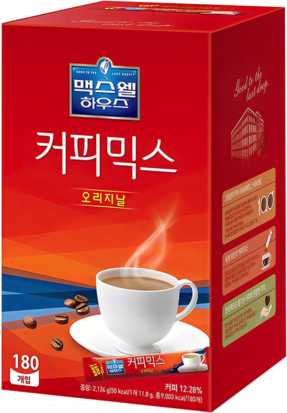 맥스웰하우스 커피믹스 오리지널, 11.8g, 180개입, 1개