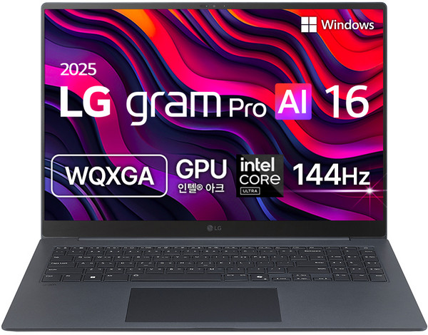 LG전자 2025 그램 Pro AI 16 WQXGA 코어Ultra7 애로우레이크, 타이탄 블루, 512GB, 32GB, WIN11 Home, 16Z90TP-GD7BK