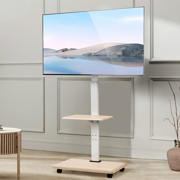 홈플래닛 홈텐바이미 이동식 TV 모니터 스탠드 거치대 26~75인치 호환, 1개, KM-XZ1600