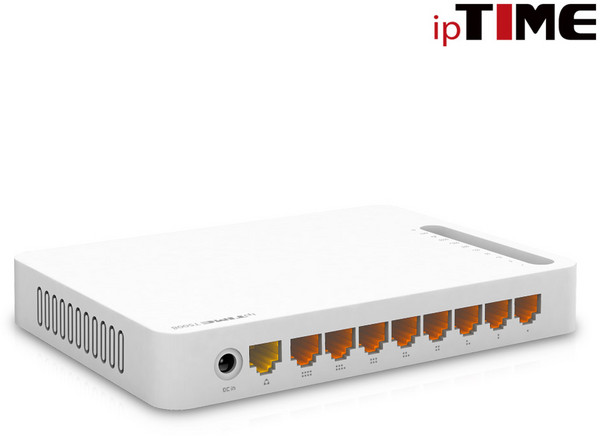 ipTIME T5008 유선공유기/8포트(기가비트)+1WAN(기가비트)/이지메시 컨트롤러지원/점보프레임지원/VPN/웜바이러스 감지, 1개