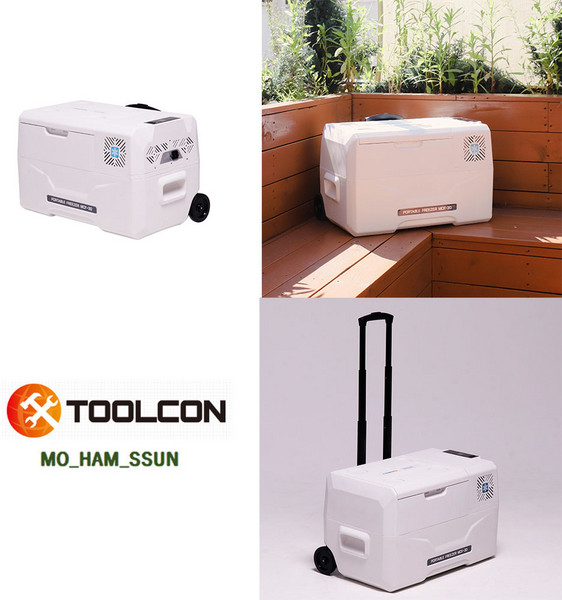 툴콘 프리저 실내외 시원하게 이동식 냉장고 냉동고 TF시리즈, TF-30, 화이트, 30L