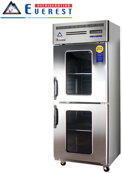 부성 업소용냉장고 유리문 올냉장 B074G-2ROOS-E