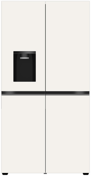 [색상선택형] LG전자 오브제 839L 디오스 컬렉션 상냉장 하냉동 STEM 얼음정수 정수 디스펜서 4도어냉장고 메탈 방문설치, J805MEE043