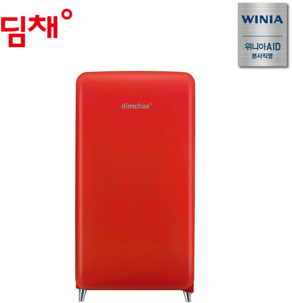 [25년형] 위니아 딤채 쁘띠형 칵테일 레드 WDS10KTACRF