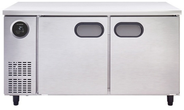 [스타리온] 업소용 LG 카페 테이블 냉장고 1500 [보급형 내부스텐 / SR-T15BAR], 그 외 지역 착불배송, 보급형