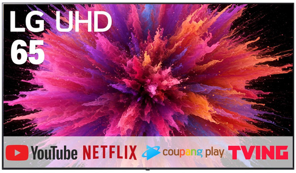 LG전자 65인치 (165cm) 최신형 울트라HD UHD 4K 스마트 IPS LED TV, 스탠드형, 방문설치, 스마트TV