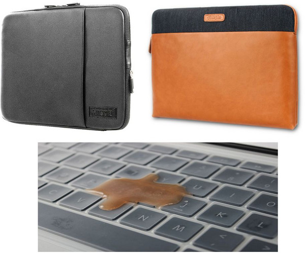 ASUS 비보북 16 X1607CA 16인치 가죽파우치 키스킨 tnd*86090bP, 브라운(VCP_2853)_16in-파우치+키스킨