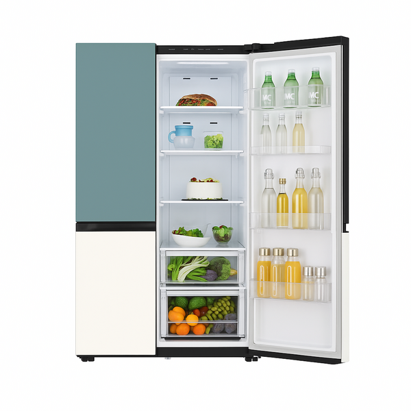 [색상선택형] LG전자 디오스 오브제컬렉션 832L 양문형 냉장고 방문설치, S834MTE10