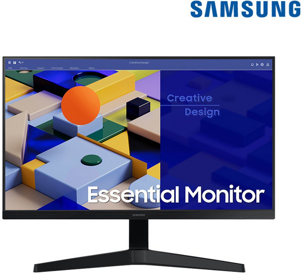 삼성모니터 24인치 FULL HD IPS 플리커프리 프리싱크 슬림베젤 75Hz HDMI DSUB, 60.4cm, LS24C314EAKXKR