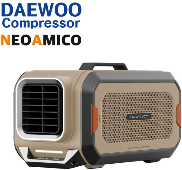 45년 전통의 제조기술 대우컴프레셔 CA60HAG 캠핑용 냉난방 에어컨 이동식 실외기없는 휴대용 미니 냉난방기 캠핑 국산 냉온풍기 전기 팬히터 난로 네오아미코, T(탄)