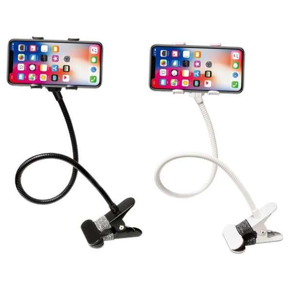 rozet 누워서핸드폰거치대 침대 자바라 RX-5410, 화이트