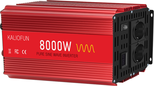 KALIOFUN 순수 정현파 인버터 한국형 플러그 60hz 220V KC인증 8000W, 1개, 8000W-12V-220V