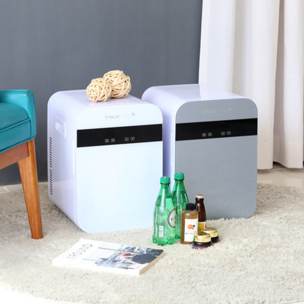 벨류텍 화장품 차량용 겸용 냉온장고 15L VR-015L-D, 실버, VR-020L
