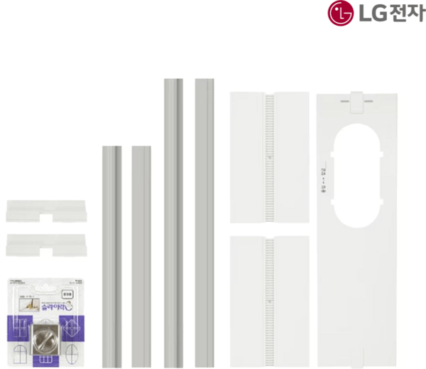 LG 정품 PQ08DDWBN.AKOR 이동식 에어컨 설치판 세트 소형창 2023년형