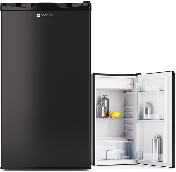 마루나 소형 냉장고 87L 일반 미니 원룸, 블랙, BC-90B