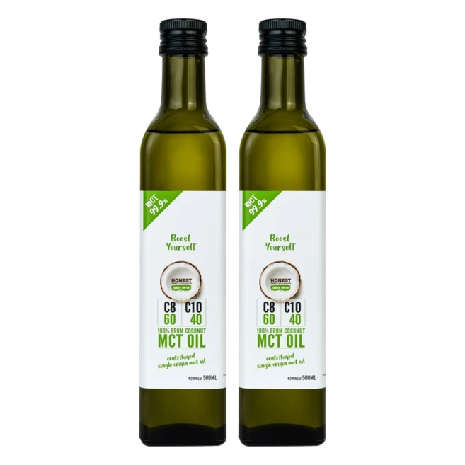 어니스트코리아 코코넛 MCT 오일, 500ml, 2개