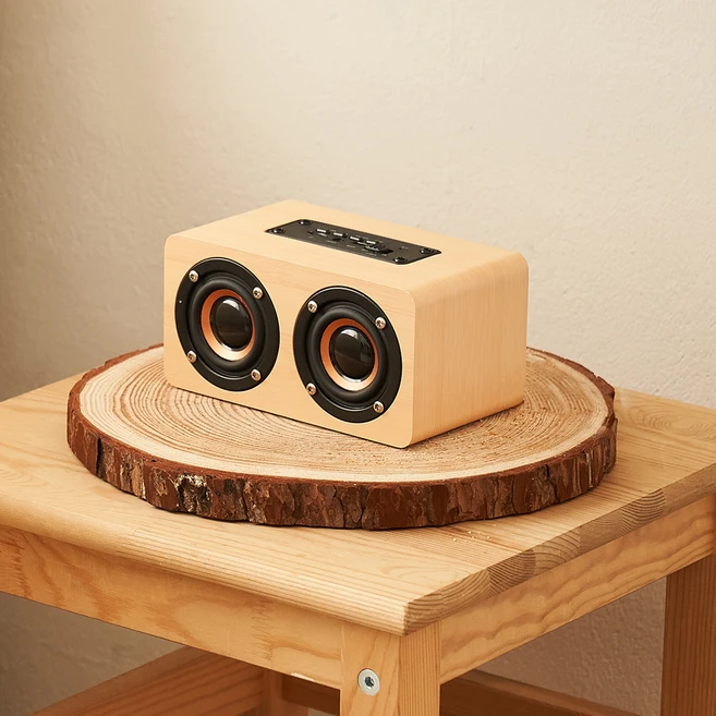 오아 아이브릭 블루투스 스피커 OA-SP600, 골든우드