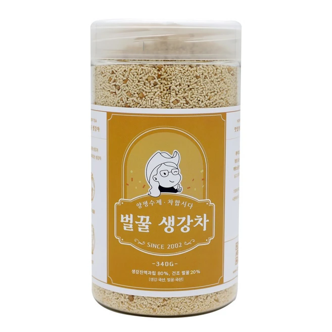 차합시다 양평 수제 벌꿀 생강차, 340g, 1개입, 1개