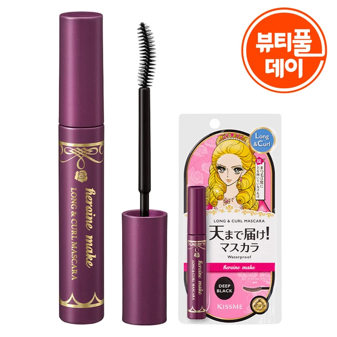 히로인메이크 키스미 롱앤컬 마스카라 EX 6g, 딥블랙, 1개