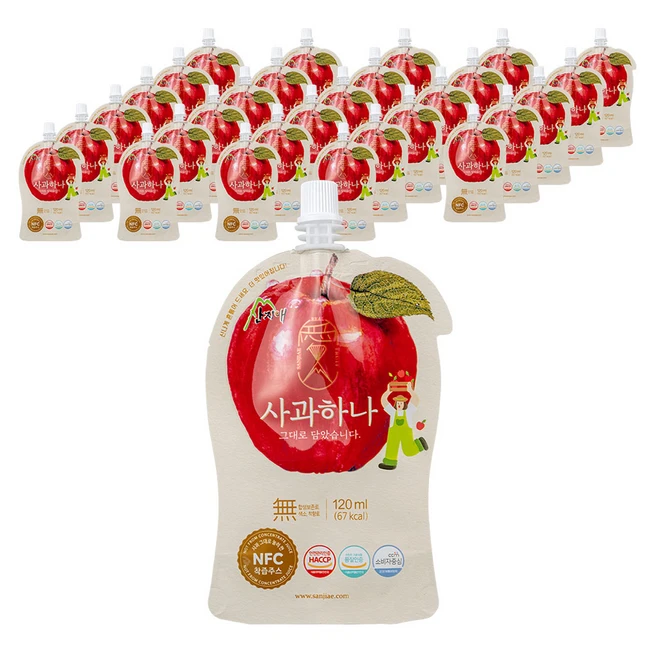 추천8 사과 100 % 사과쥬스