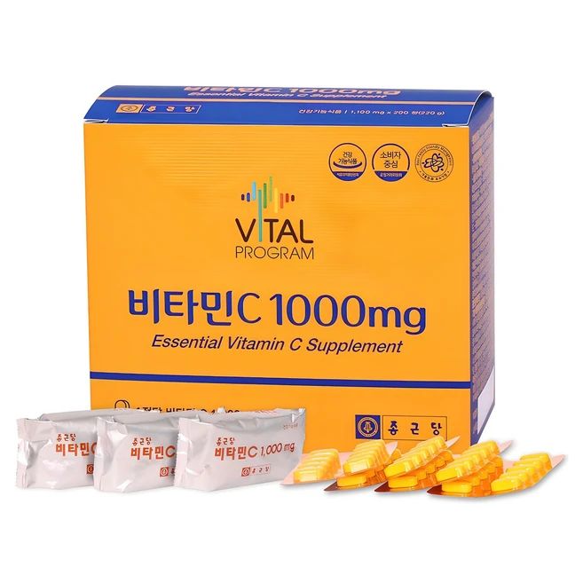 바이탈프로그램 비타민C 1000mg, 200정, 1개