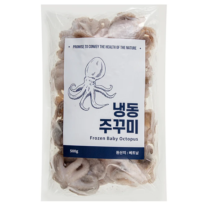 바이오션 주꾸미 (냉동), 500g(10~15마리), 2개