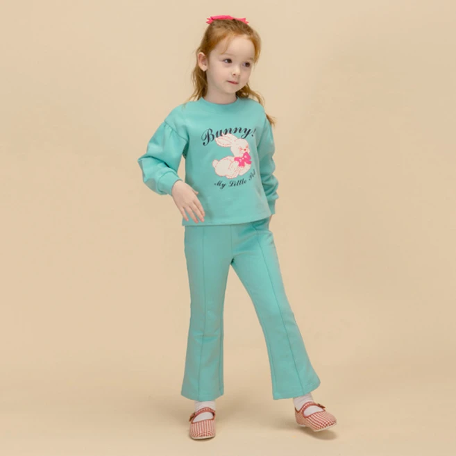 아이러브제이 여아용 N 마이버니 셔링 상하의 세트