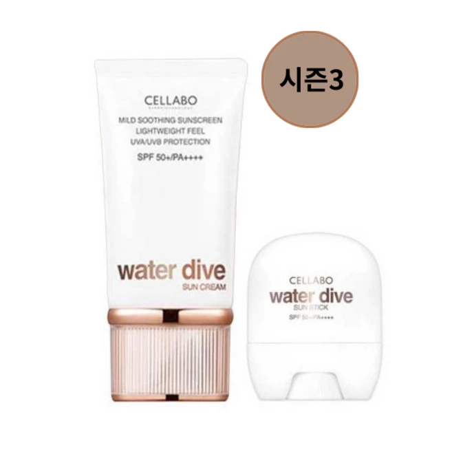 시즌3 셀라보 워터 다이브 스킨케어 선크림 60g+선스틱 25g, 1개, 85g
