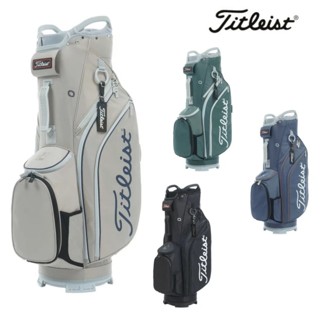 2025년 새상품 타이틀리스트 던스 캐디백 10인치 14분할 남성용골프백 Titleist, 네이비
