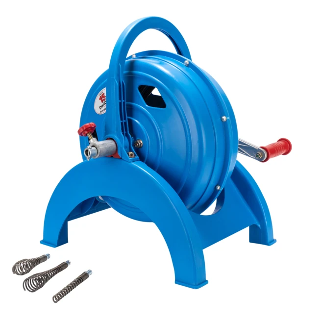 하수구 막힘 뚫음 clogged drain 기계 공구 20M sewer 스프링청소기 pipe 세면대 싱크대 plumber 세탁실 하수도 배수구 spring 배관 관통기 진성, 1개