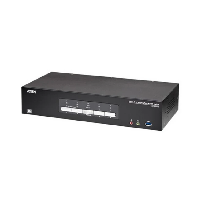 ATEN(에이텐) CS1924ATC 4-포트 USB 3.0 4K DisplayPort KVMP 스위치, 1개
