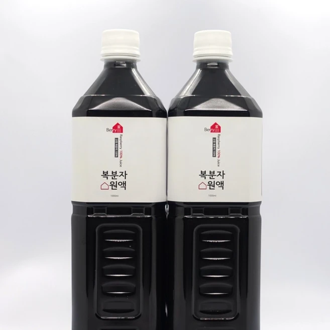 설탕없는 고창 복분자 착즙원액 100%, 1000ml, 2병