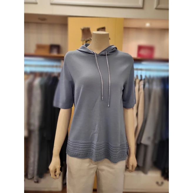[BCBG] 비씨비지 스카시 후드 니트 티셔츠 B3B4K416