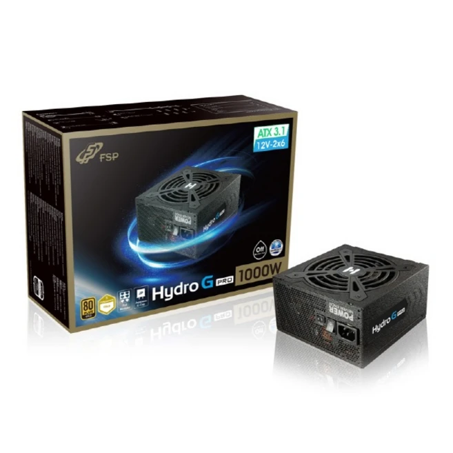 [FSP] HYDRO G PRO 1000W 80PLUS Gold Full Modular ATX 3.1 (12V-2x6) (ATX/1000W) [블랙]