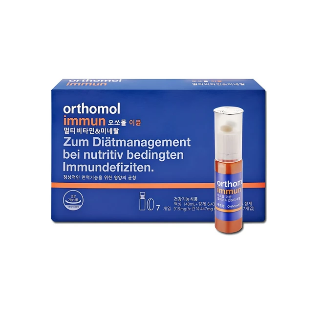 오쏘몰 이뮨 멀티비타민 & 미네랄 20ml + 919mg 독일비타민, 8회분, 1개