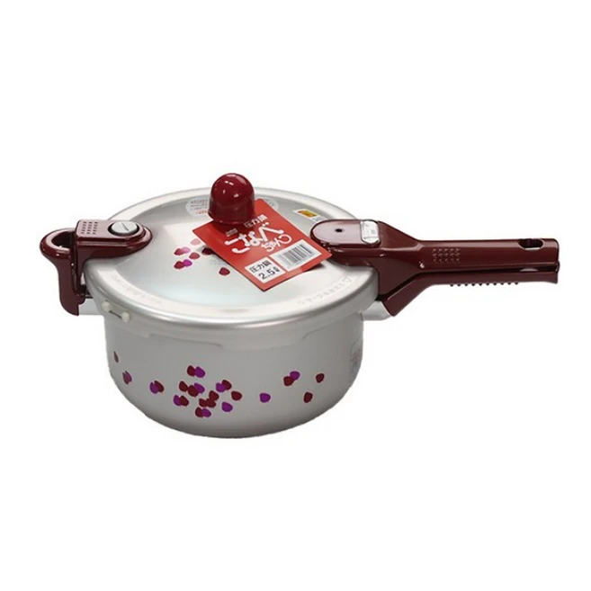 코나베짱 인덕션 압력솥 압력밥솥 찜기, 1개, 실버, 2.5L