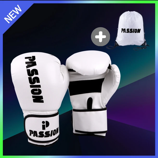 패시온 복싱글러브 권투글러브 양손세트, 1개, 화이트(전용가방포함)