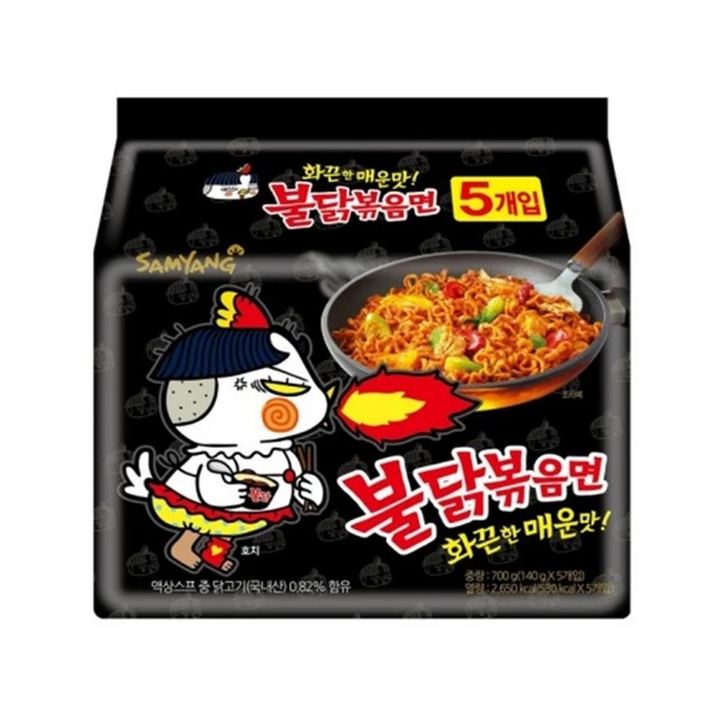 삼양 불닭볶음면 140g 5개